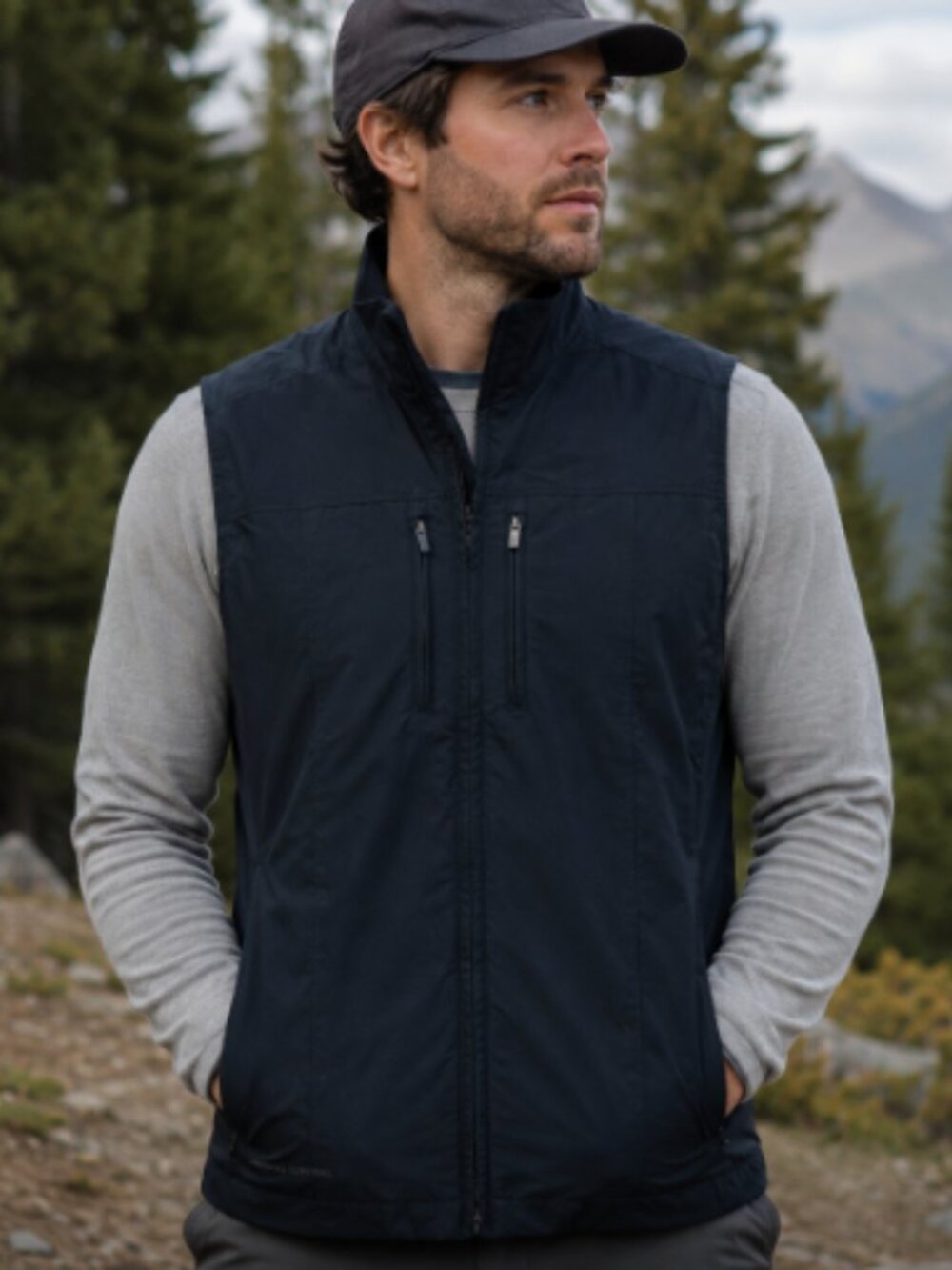 SCOTTeVEST Men’s TEC Full Zip Travel Utility Multiple Pockets Vest Size Large